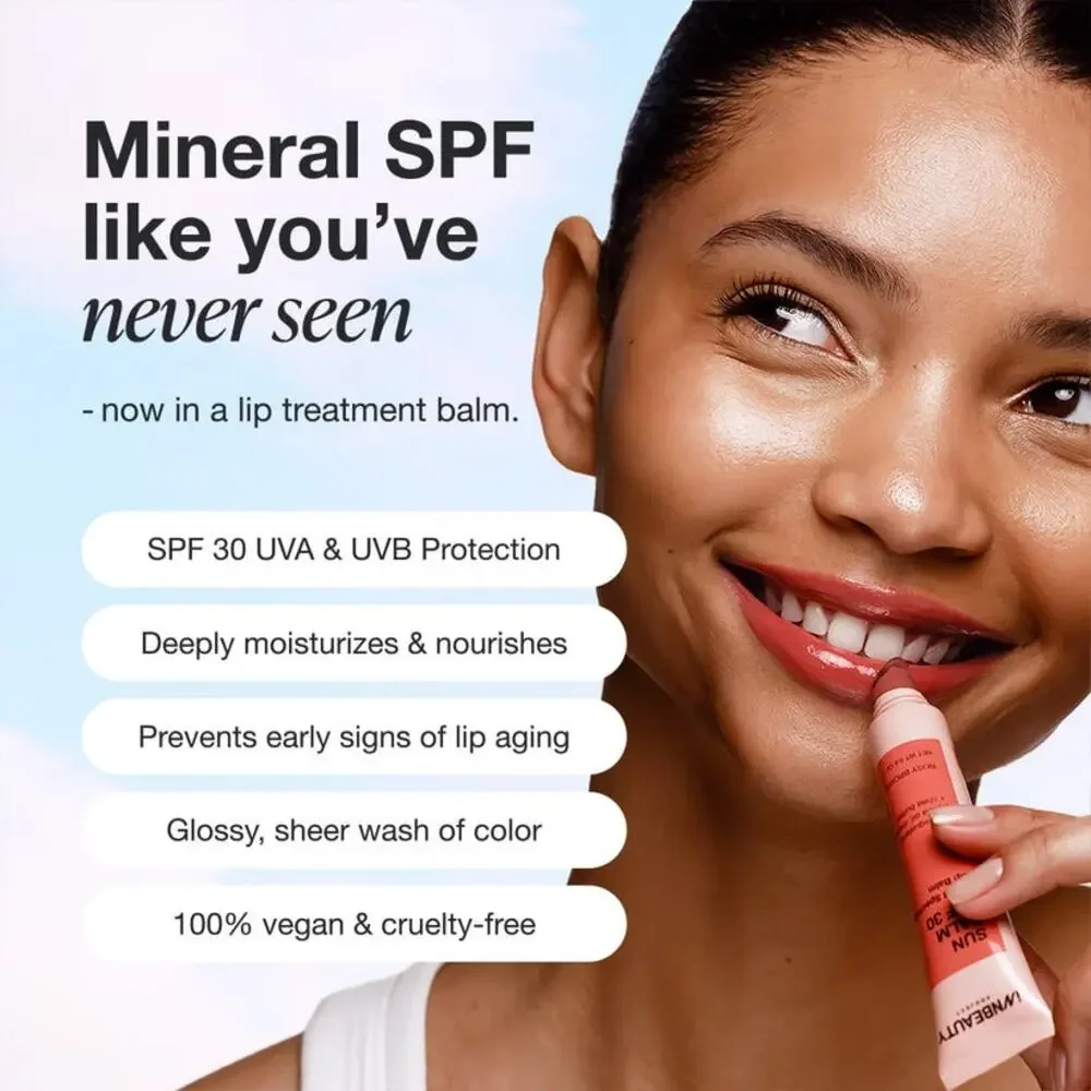 NEW INNBEAUTY Project Sun Balm SPF 30‎ Rosy Brown Mineral Lip Balm Hydrating UV
